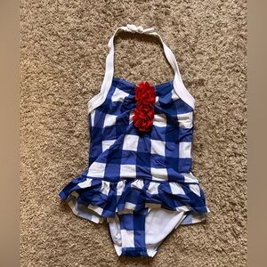 NWOT Janie and Jack size 8 bathing suit and cover up size 10